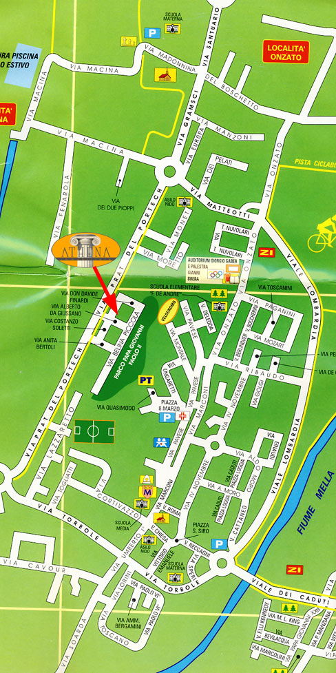 Mappa di CastelMella - Dove si trova l'agenzia immobiliare Athena